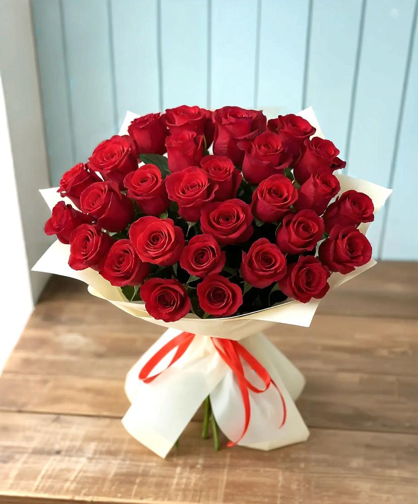 Букет 29 Красных роз в Высокая Гора Татарстан