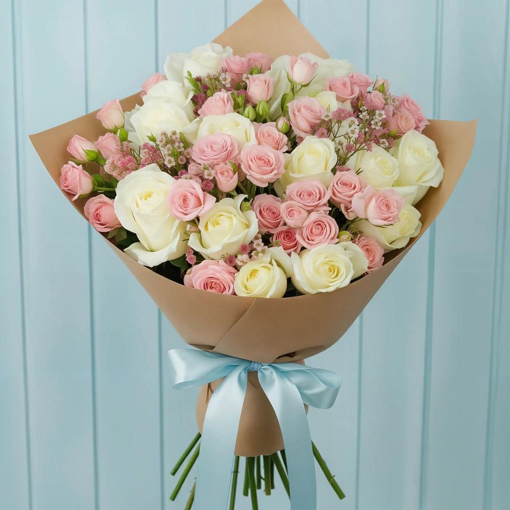 Букет цветов из: Розы в Высокая Гора Татарстан