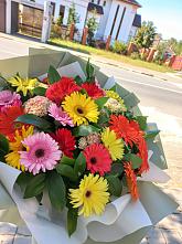 Букет цветов из:  Герберы #REPLACE_PRED# Высокая Гора Татарстан