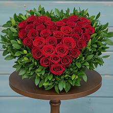 Цветочная композиция из Розы в виде сердца в Высокая Гора Татарстан