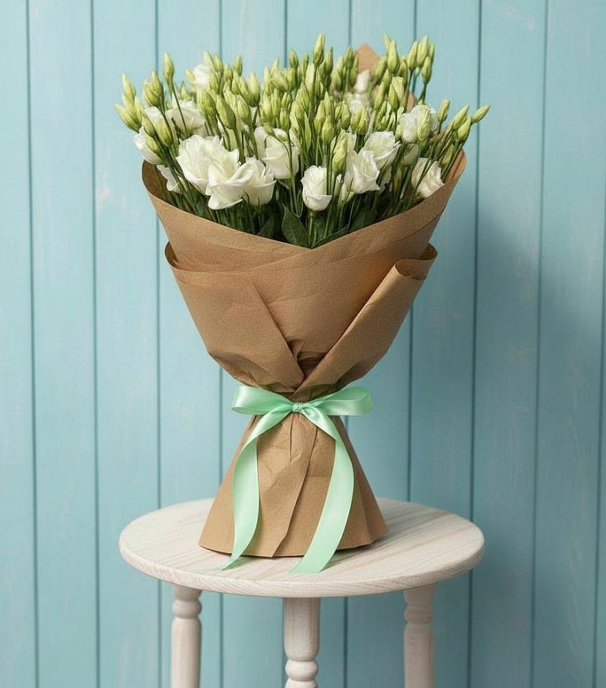 Букет цветов из: Лизиантусы в Высокая Гора Татарстан