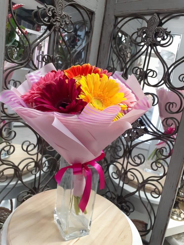 Букет цветов из: Герберы в Высокая Гора Татарстан