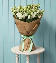 Букет цветов из:  Лизиантусы в Высокая Гора Татарстан