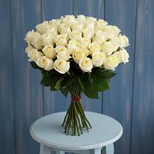 Букет 51 Белая роза Эдлесс Лав #REPLACE_PRED# Высокая Гора Татарстан