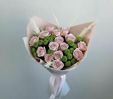 Букет цветов из:  Розы и Хризантемы в Высокая Гора Татарстан