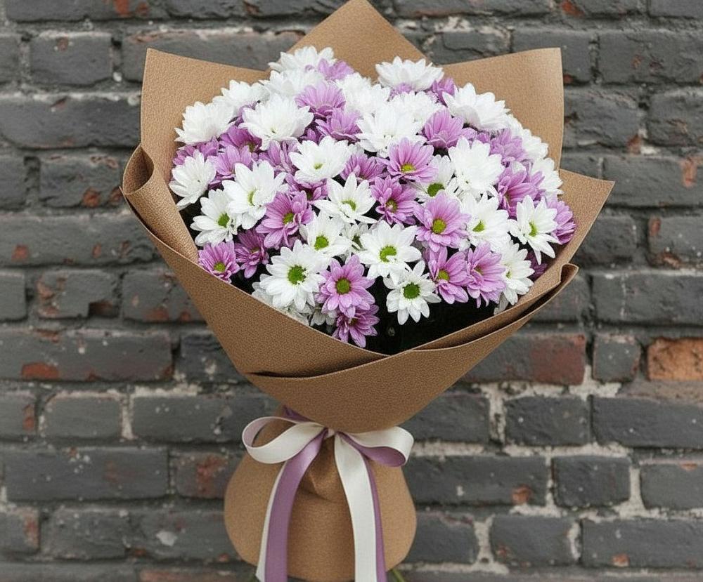 Букет цветов из: Хризантемы в Высокая Гора Татарстан