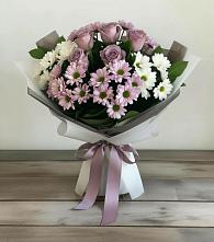 Букет цветов из:  Хризантемы и Розы #REPLACE_PRED# Высокая Гора Татарстан