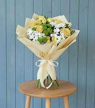 Букет цветов из:  Хризантемы и Розы #REPLACE_PRED# Высокая Гора Татарстан